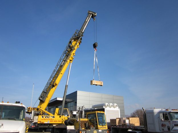 Steps involved in the crane servicing