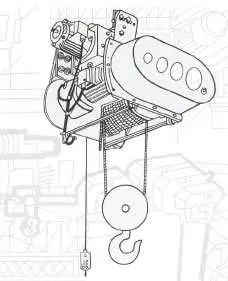 Diagram of Electric Wire Rope Hoists Image 3